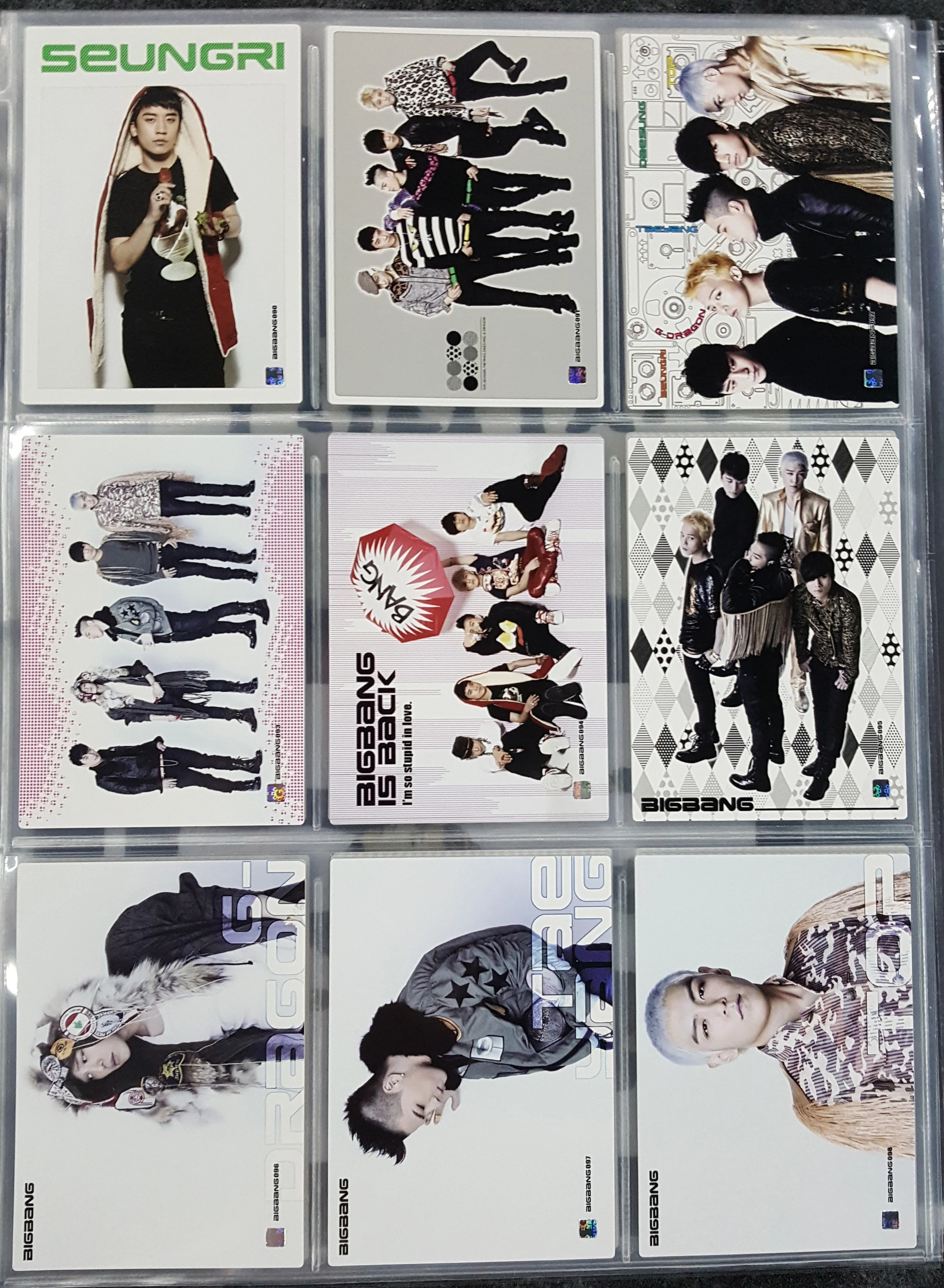 2011 - Official Collection Cards - Full Set of 100 — my BIGBANG